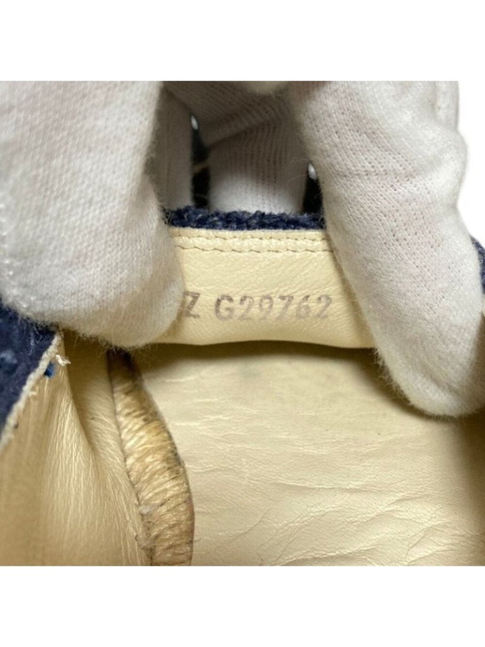 Chanel 14c CC Logo Espadrilles 35 22.5 cm Navy - Picture 7 of 15